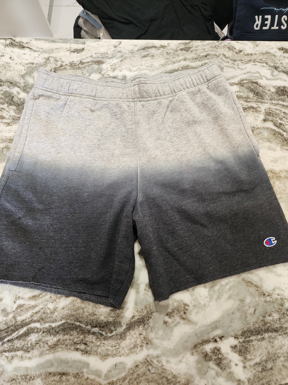 Champion Men's Grey Ombre Sweatshorts